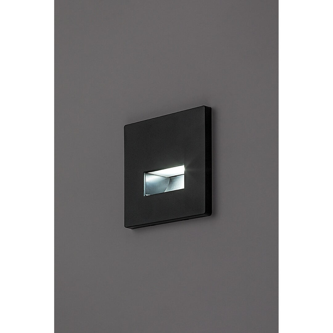 Lunca LED-lamp 1 W, IP20, zwart, instelbare lichtkleur 3000, 4500, 6500 K, 77195, 4 stuks