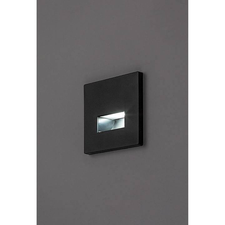 Lunca LED-lamp 1 W, IP20, zwart, instelbare lichtkleur 3000, 4500, 6500 K, 77195, 4 stuks