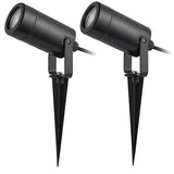 Rabalux Krobia grondlamp, IP65, kleur: zwart, GU10-fitting, max. 4 W, 7814, 2 stuks