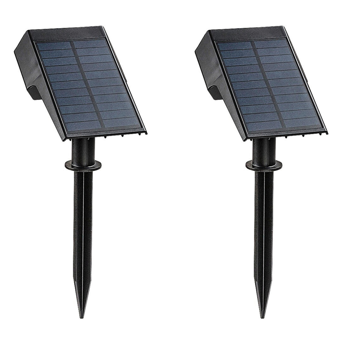 Rabalux Nantes-zonnelamp, 50 LM IP65, zwart, LED 0,5 W, 77088, 2 stuks