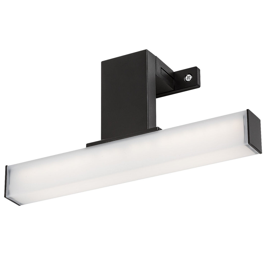 Rabalux Oliro LED-badkamerlamp 4 W, zwart, IP44, 4000 K, 75050
