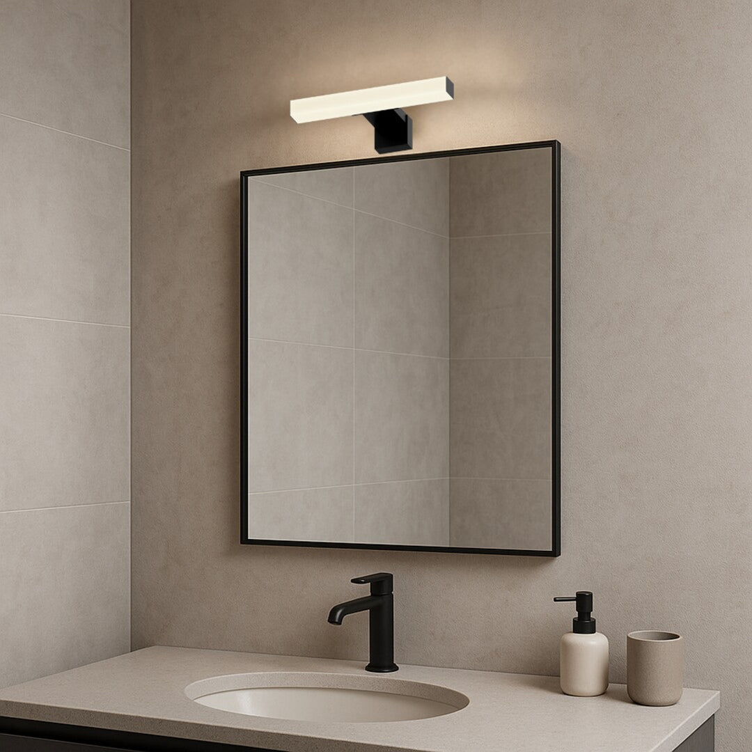 Rabalux Oliro LED-badkamerlamp 4 W, zwart, IP44, 4000 K, 75050