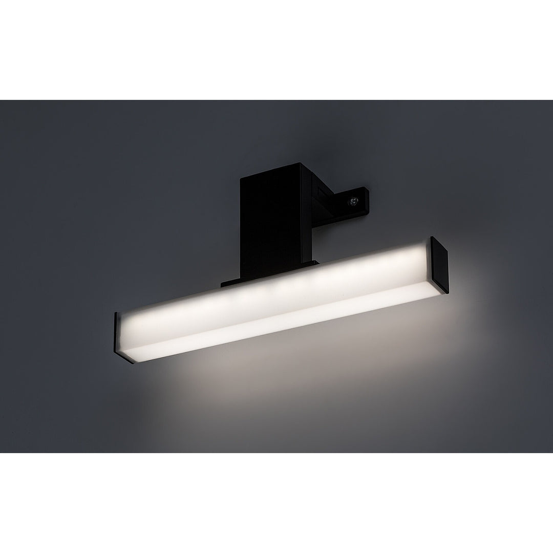 Rabalux Oliro LED-badkamerlamp 4 W, zwart, IP44, 4000 K, 75050