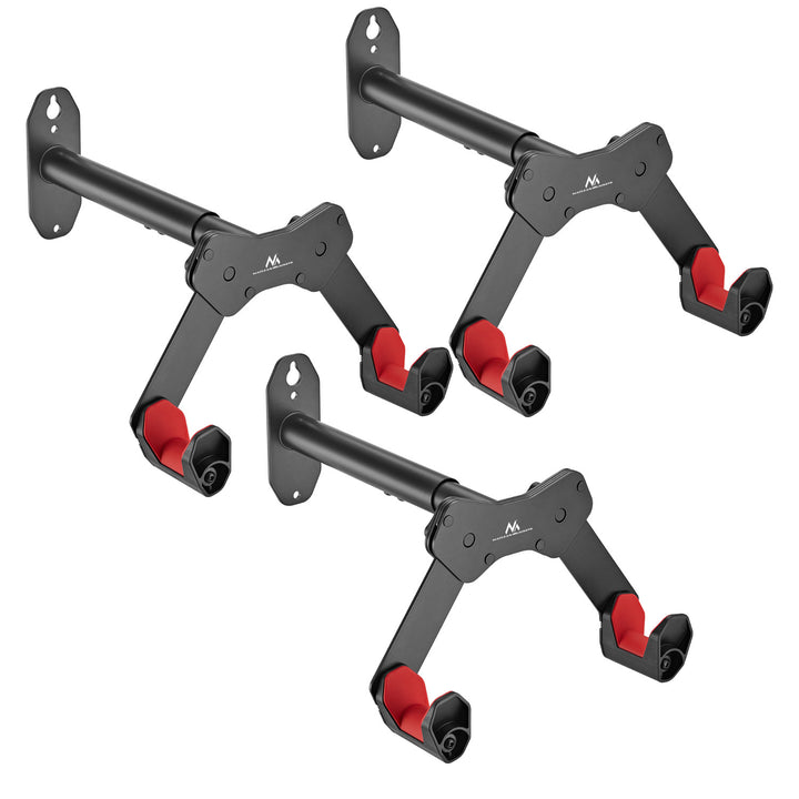 Maclean wandfietsstandaard, max. 25 kg, MC-457, 3 stuks
