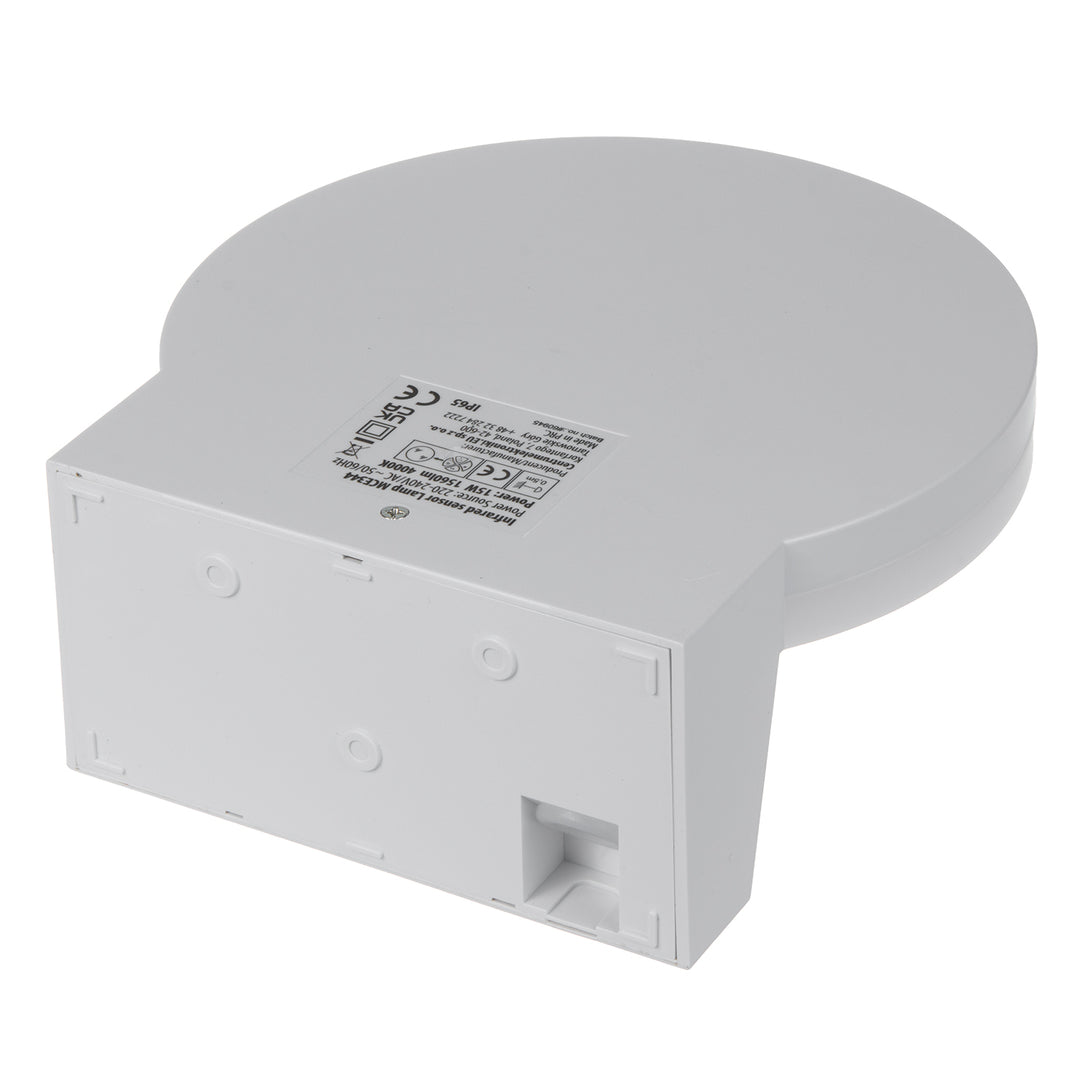 Maclean LED-lamp met bewegingssensor, PIR-bewegingssensor, kleur: wit, 15 W, IP65, 1560 lm, neutraal wit (4000 K) MCE344 W, 2 stuks