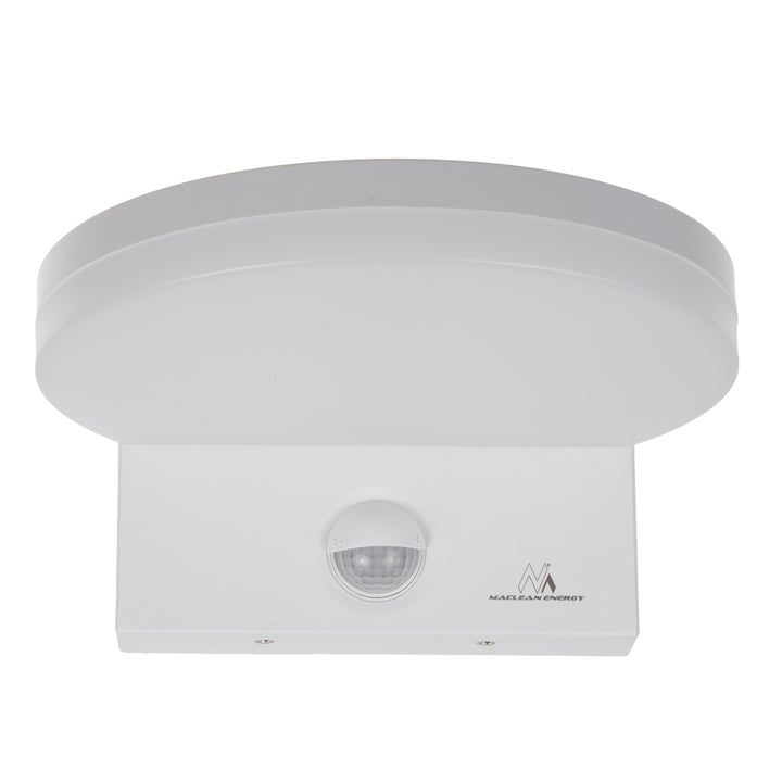 Maclean LED-lamp met bewegingssensor, PIR-bewegingssensor, kleur: wit, 15 W, IP65, 1560 lm, neutraal wit (4000 K) MCE344 W, 2 stuks