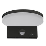 Maclean LED-lamp met bewegingssensor, PIR-bewegingssensor, kleur: zwart, 15 W, IP65, 1560 lm, neutraal wit (4000 K) MCE344 B, 2 stuks