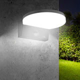 Maclean LED-lamp met bewegingssensor, PIR-bewegingssensor, kleur: zwart, 15 W, IP65, 1560 lm, neutraal wit (4000 K) MCE344 B, 2 stuks