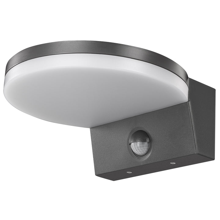 Maclean LED-lamp met bewegingssensor, PIR-bewegingssensor, kleur grijs, 15 W, IP65, 1560 lm, neutraal wit (4000 K) MCE344 GR, 2 stuks