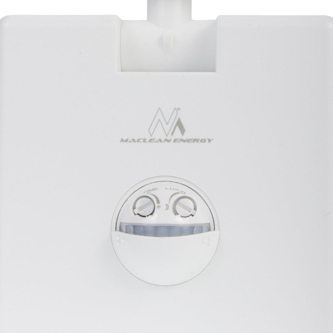 Maclean LED-lamp met bewegingssensor, PIR-bewegingssensor, kleur: wit, 10 W, IP65, 800 lm, neutraal wit (4000 K) MCE516 W, 2 stuks