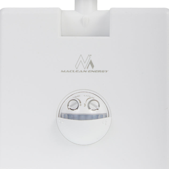 Maclean LED-lamp met bewegingssensor, PIR-bewegingssensor, kleur: wit, 10 W, IP65, 800 lm, neutraal wit (4000 K) MCE516 W, 2 stuks