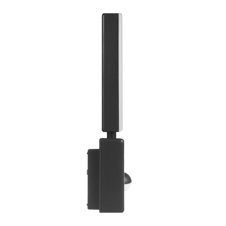 Maclean LED-lamp met bewegingssensor, PIR-bewegingssensor, kleur: zwart, 10 W, IP65, 800 lm, neutraal wit (4000 K) MCE516 B, 2 stuks