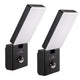 Maclean LED-lamp met bewegingssensor, PIR-bewegingssensor, kleur: zwart, 10 W, IP65, 800 lm, neutraal wit (4000 K) MCE516 B, 2 stuks