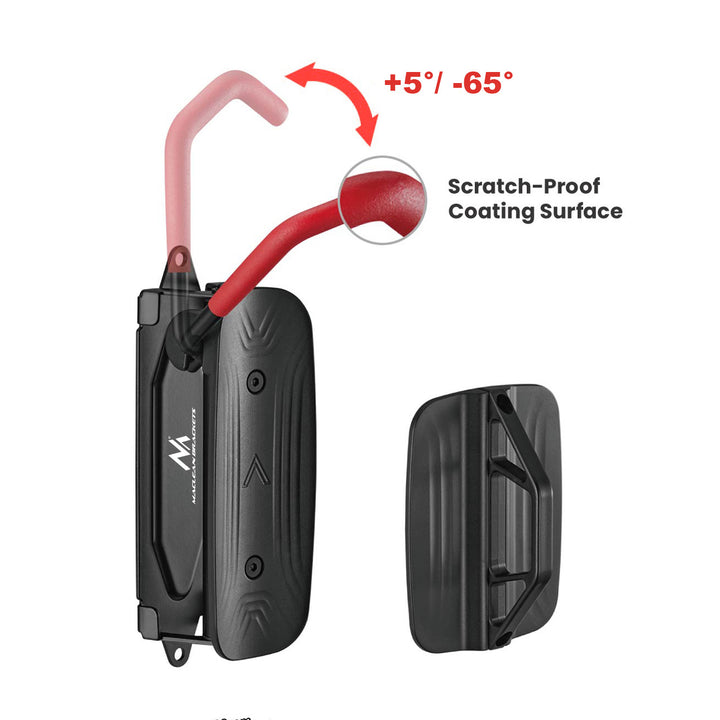 Maclean wandfietshouder, max. 30 kg, MC-998, 4 stuks