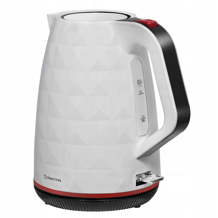 Manta ORISA draadloze waterkoker 1,7 l 2200 W wit