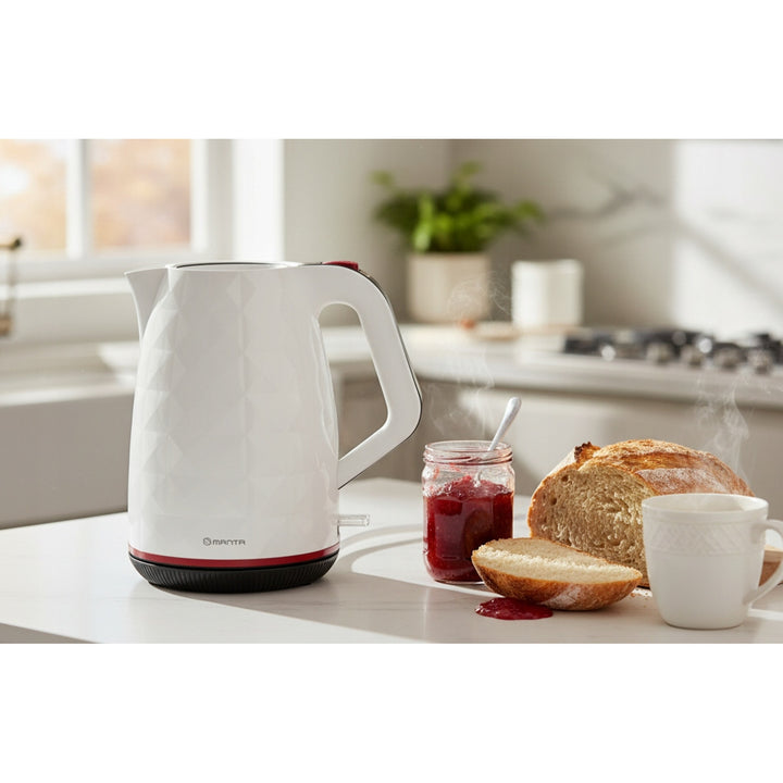 Manta ORISA draadloze waterkoker 1,7 l 2200 W wit