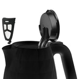 Manta ORISA draadloze waterkoker, 1,7 l, 2200 W, zwart