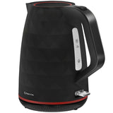 Manta ORISA draadloze waterkoker, 1,7 l, 2200 W, zwart