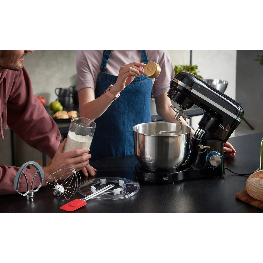Lovio ChefAssistant planetaire mixer, zwart, LVSTM01BK