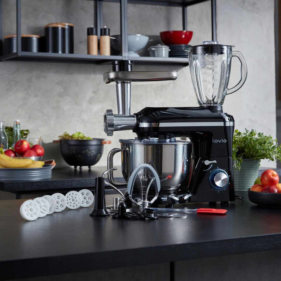 Lovio ChefAssistant Plus planeetmixer, zwart LVSTM02PBK
