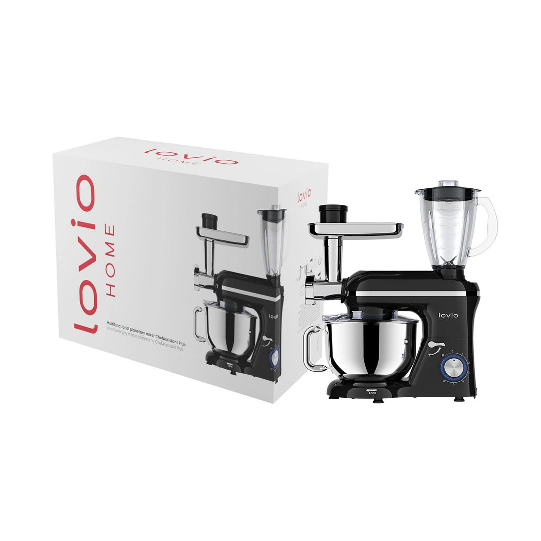 Lovio ChefAssistant Plus planeetmixer, zwart LVSTM02PBK