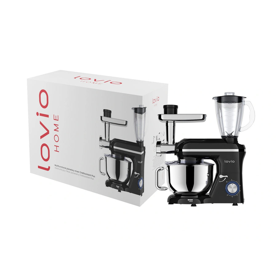 Lovio ChefAssistant Plus planeetmixer, zwart LVSTM02PBK