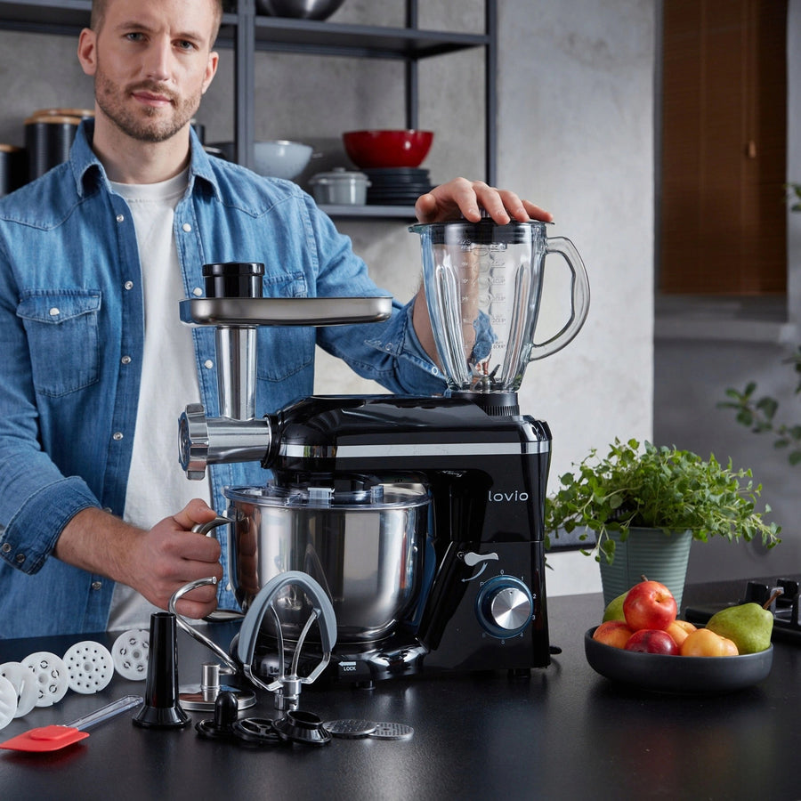 Lovio ChefAssistant Plus planeetmixer, zwart LVSTM02PBK