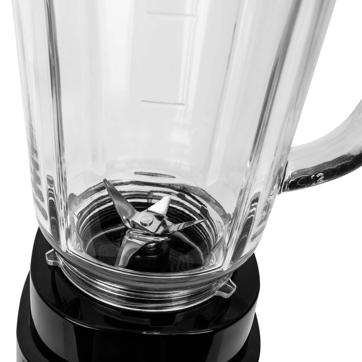 LOVIO LVJBL001 staafmixer, vermogen 500 W, glazen beker van 600 ml, 3 flessen
