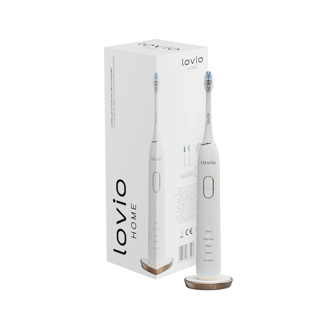 Lovio SonicProtect PRO elektrische tandenborstel, wit, LVTB124WH