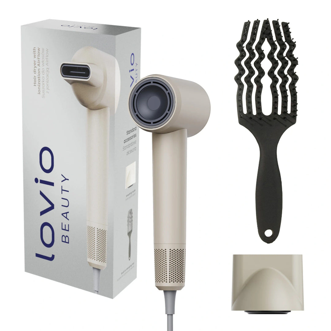 Professionele haardroger Lovio Air Flow, beige, LVHD001BE