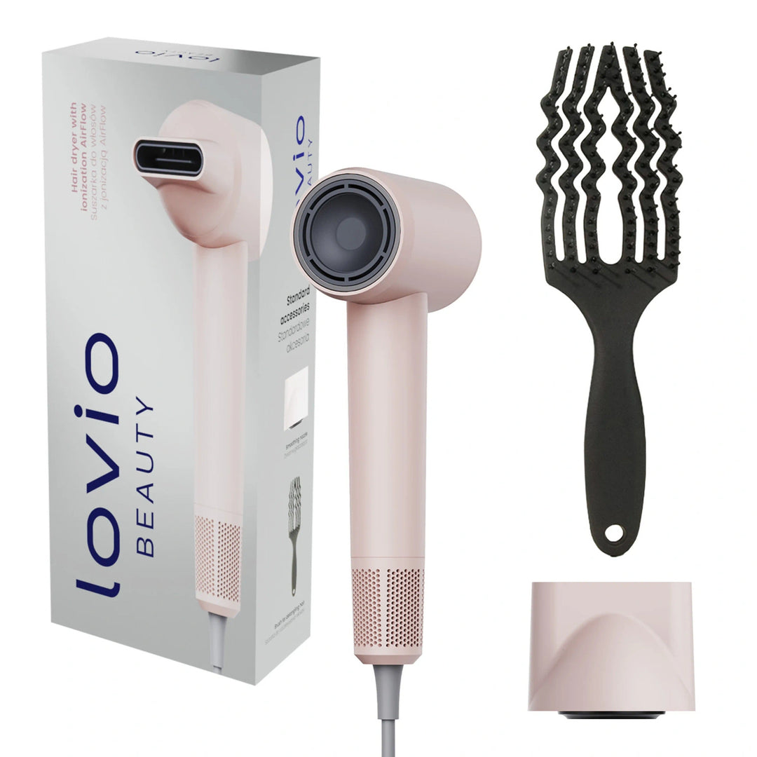 Professionele haardroger Lovio Air Flow, roze, LVHD001PK