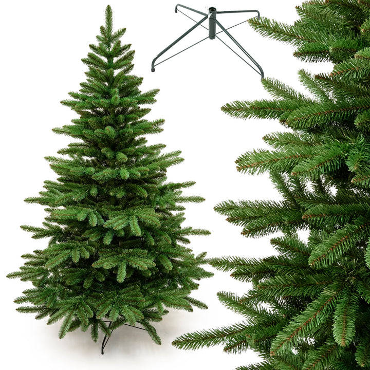 Kunstkerstboom, Spaanse spar, PVC, hoogte 250 cm, metalen standaard