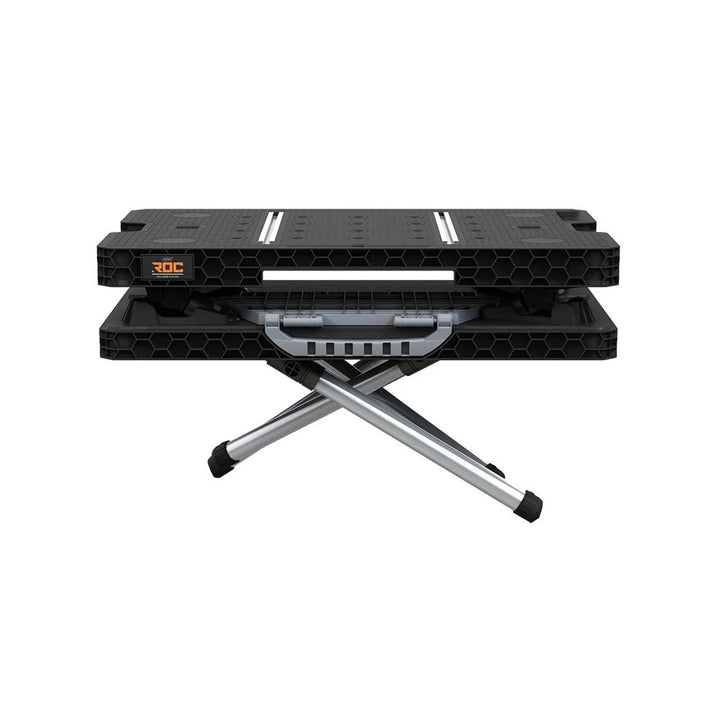 Opvouwbare werkbank 2.0 van Keter, draagvermogen 453 kg, werkoppervlak 85 x 56 cm, stabiele metalen poten, 271269