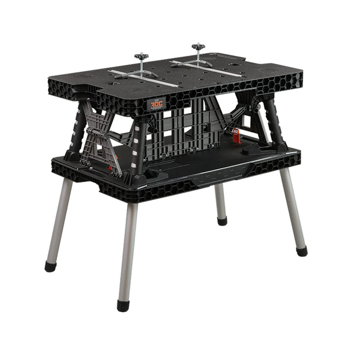 Opvouwbare werkbank 2.0 van Keter, draagvermogen 453 kg, werkoppervlak 85 x 56 cm, stabiele metalen poten, 271269