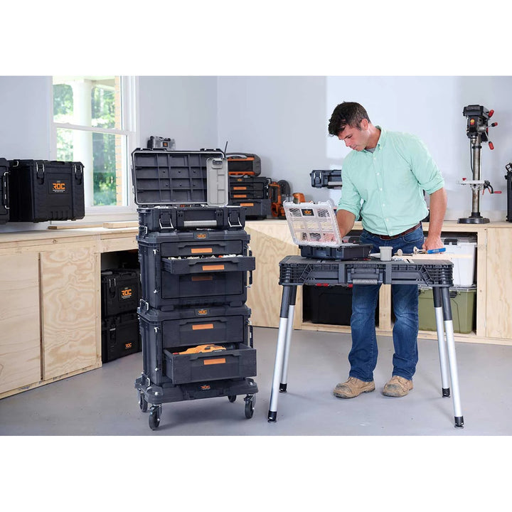 Keter Roc Pro Gear transportplatform, kleur: zwart, modulair systeem, draagvermogen tot 145 kg, 262828