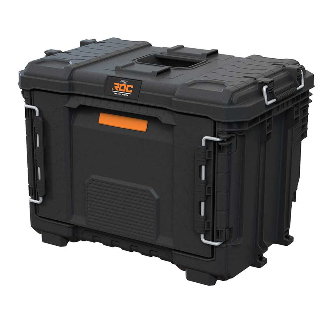 Keter ROC Pro Gear 2.0 XL gereedschapskist, met één grote lade, transportbeveiliging, kan aan de muur worden opgehangen, modulair ontwerp, 271384