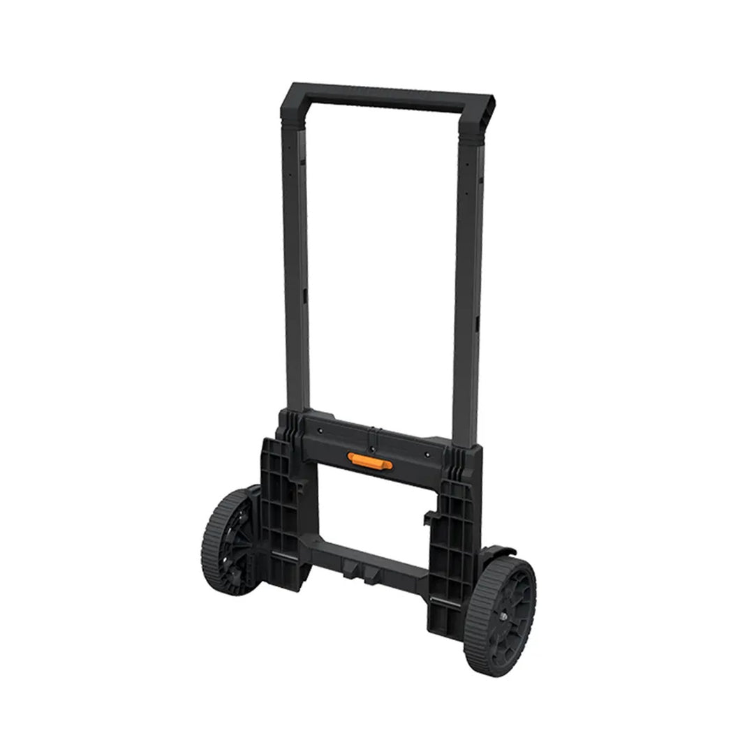 Set van 3 gereedschapskisten Keter ROC Pro Gear 2.0, totale inhoud 110 l, beschermingsklasse IP65, afneembare telescopische handgreep, afsluitbaar met een hangslot, 256982