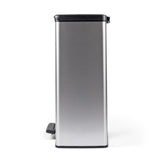 Curver-afvalbak met pedaal, 2x26L, gemetalliseerd, zilverkleurig, 251002