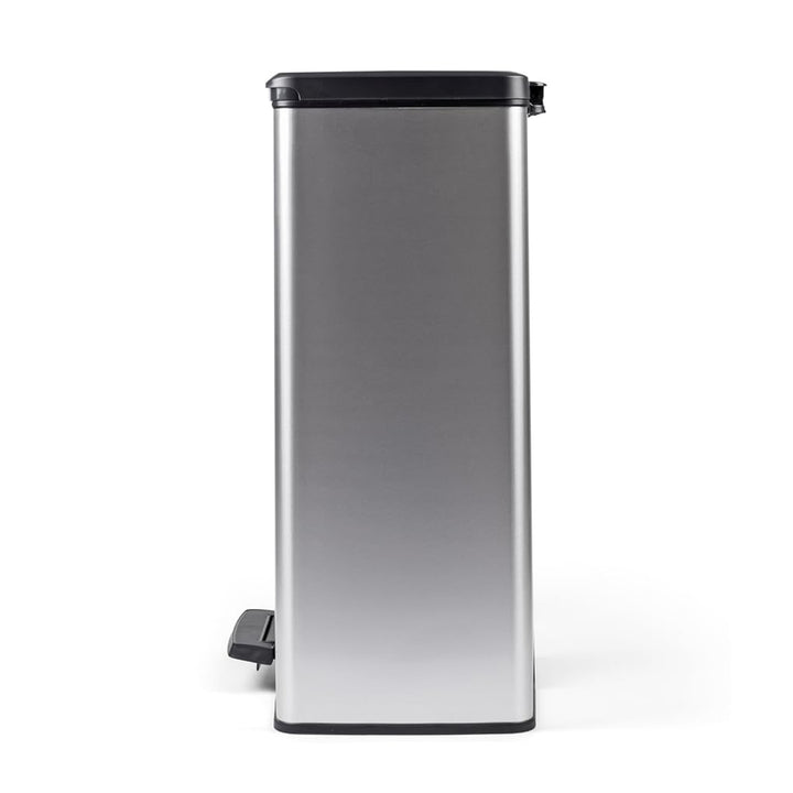 Curver-afvalbak met pedaal, 2x26L, gemetalliseerd, zilverkleurig, 251002