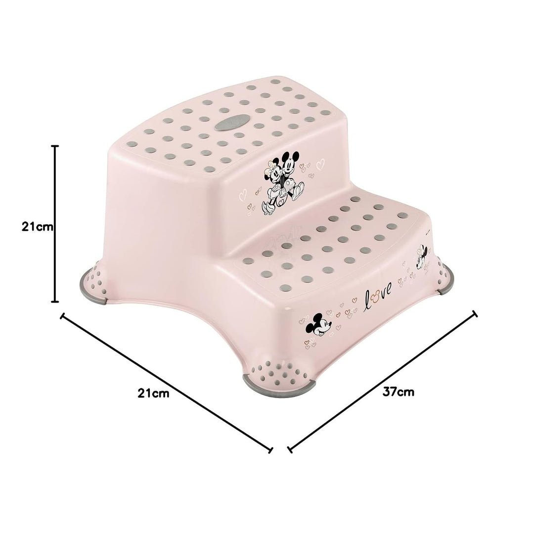 Keeeper-trapje voor kinderen met twee treden, met antislipfunctie, serie "Minnie Mouse", draagvermogen tot 120 kg, 1003258124700
