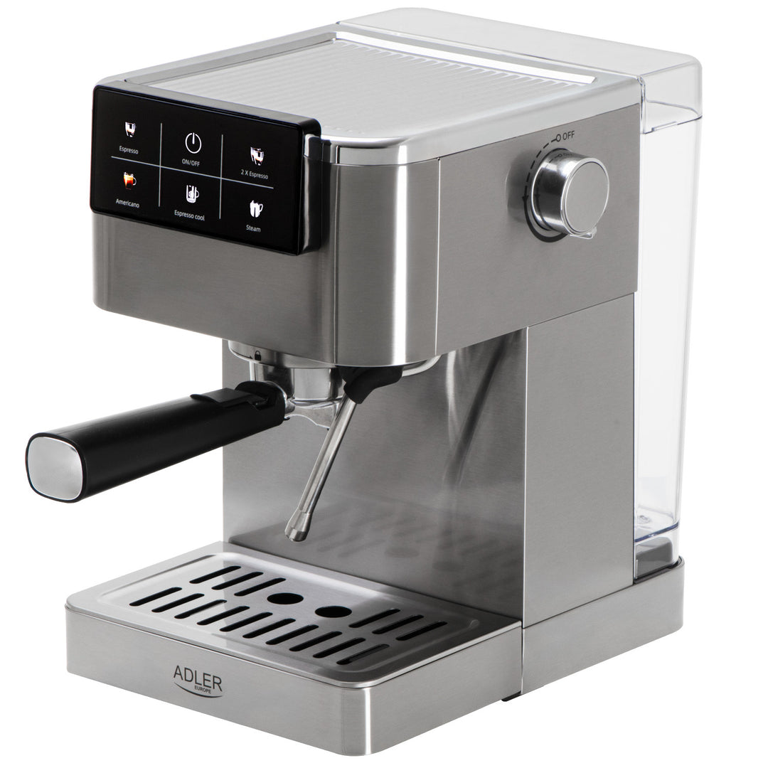 Koffiezetapparaat 20 bar, Thermoblock, melkopschuimer, 5-in-1, Adler AD 4390