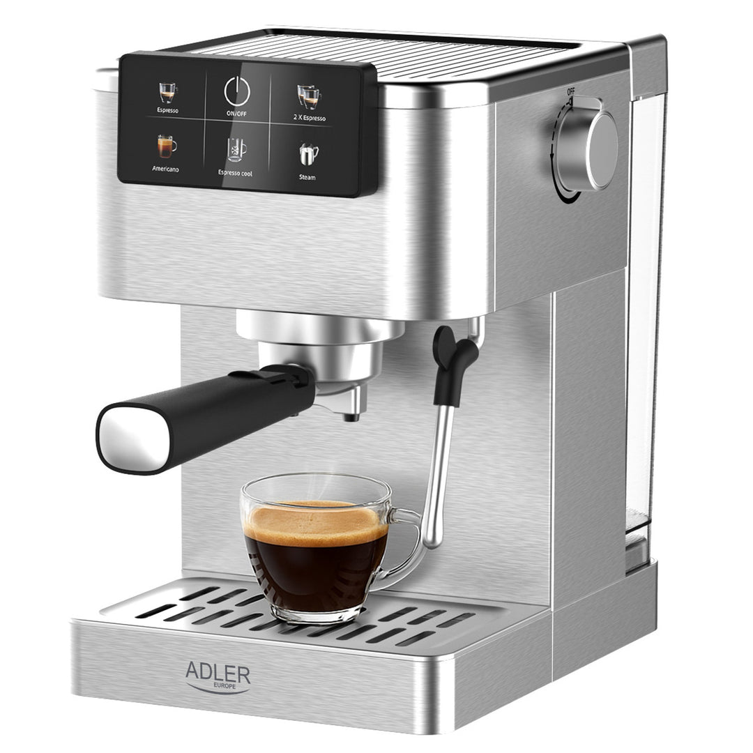 Koffiezetapparaat 20 bar, Thermoblock, melkopschuimer, 5-in-1, Adler AD 4390