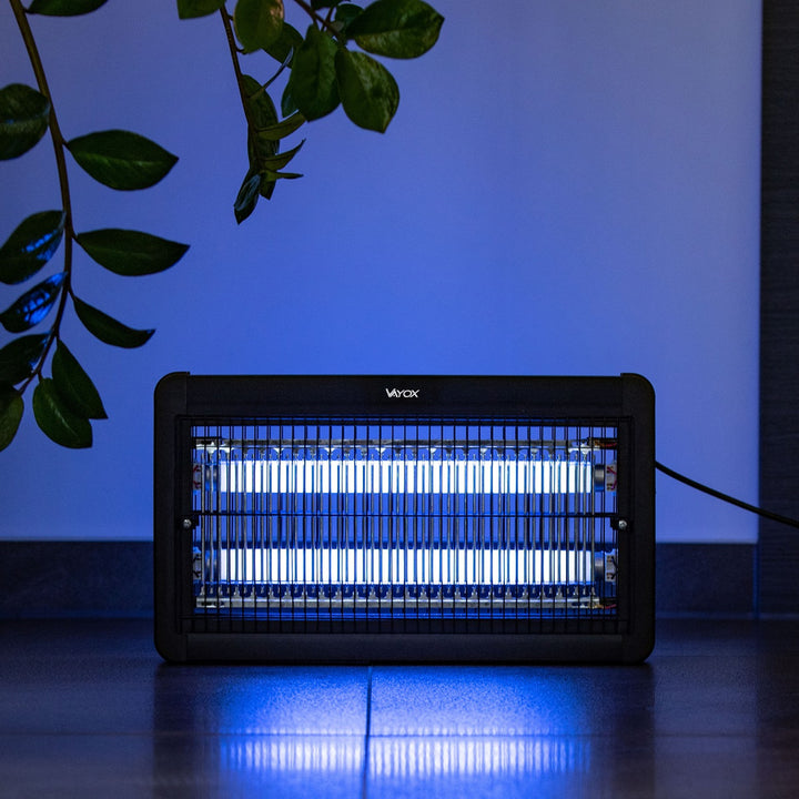 Insectenverdelgingslamp voor muggen, vliegen en motten, elektrische val, UV, 20 W, Vayox