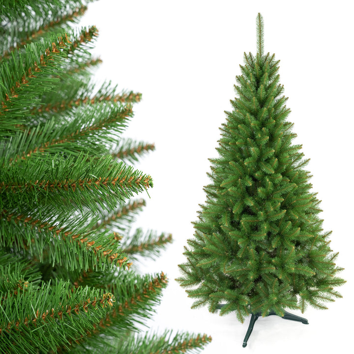 Sparrenkerstboom op Premium-standaard, 200 cm, dichtbegroeid en realistisch, Damich