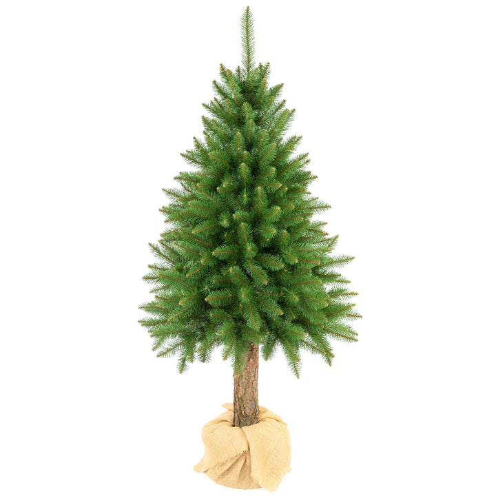 Premium sparrenkerstboom op stam, 220 cm, dichtbegroeid en realistisch, Damich