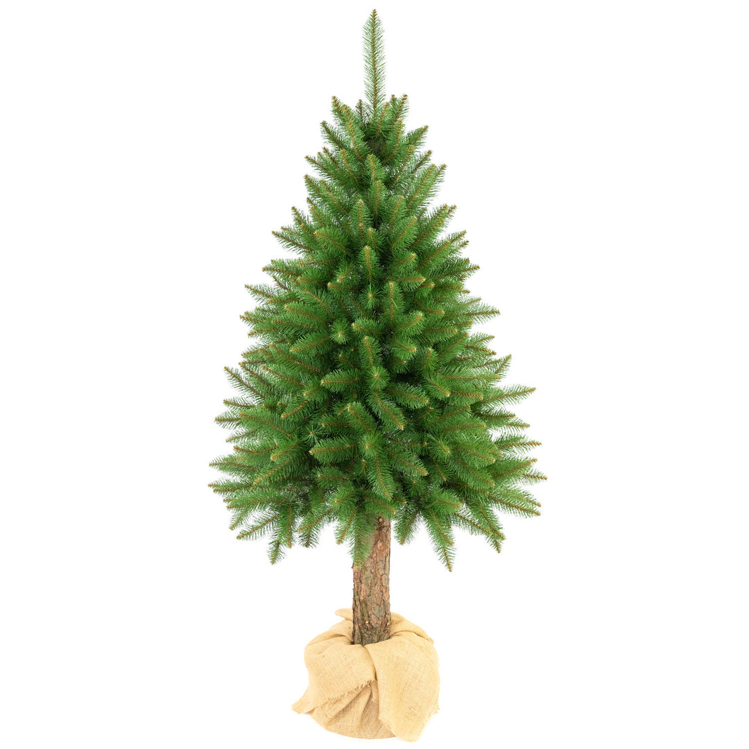 Premium sparrenkerstboom op stam, 200 cm, dichtbegroeid en realistisch, Damich