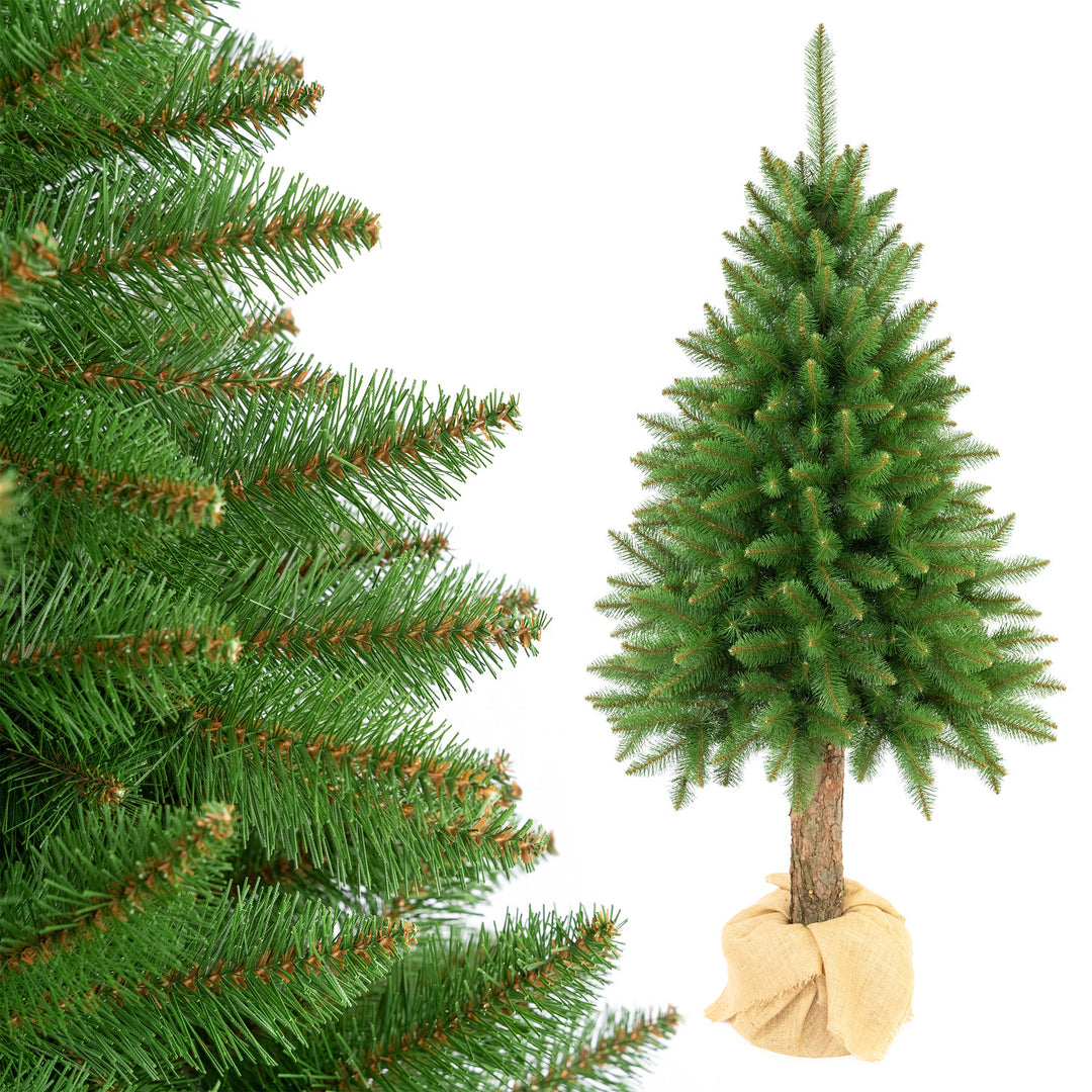 Premium sparrenkerstboom op stam, 160 cm, vol en realistisch, Damich