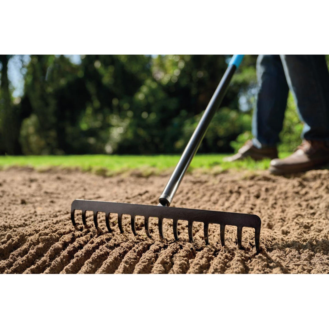 Kwekerij- en drainage-spade CELLPRO + ENERGO-vorken + universele metalen hark CELLPRO, Cellfast
