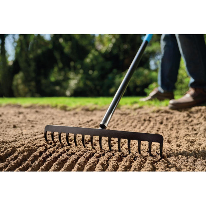 Kwekerij- en drainage-spade CELLPRO + ENERGO-vorken + universele metalen hark CELLPRO, Cellfast