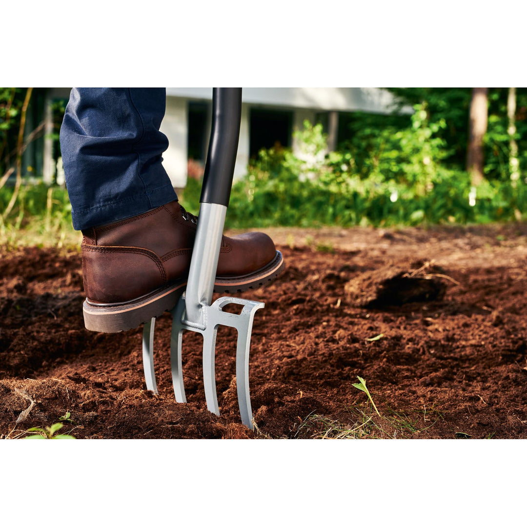 Kwekerij- en drainage-spade CELLPRO + ENERGO-vorken + universele metalen hark CELLPRO, Cellfast